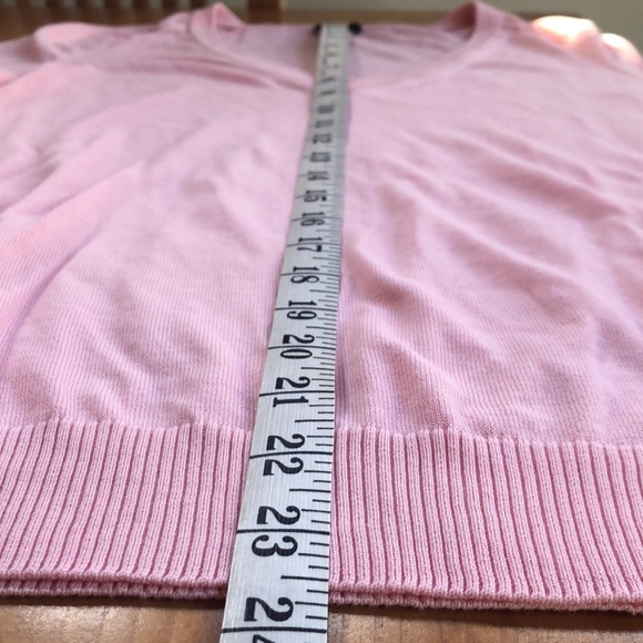 J.Crew V-Neck Sweater - Light Pink - Medium (Style 72576) - Picture 10 of 10